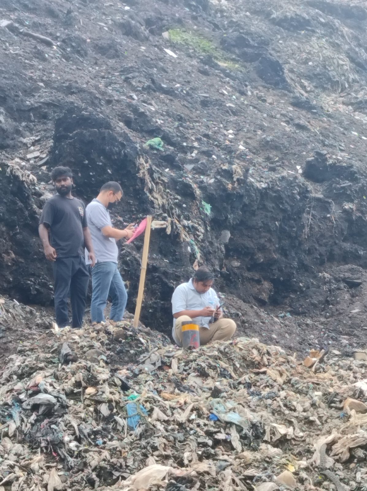 Follow-up work at landfill pilot site